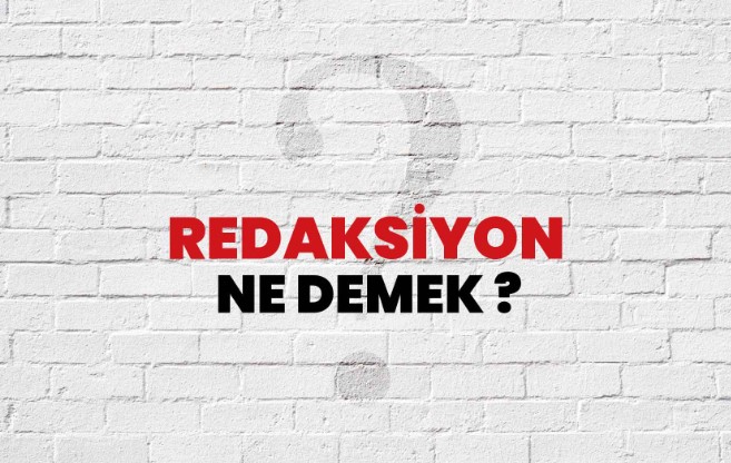 Redakte etmek ne demek